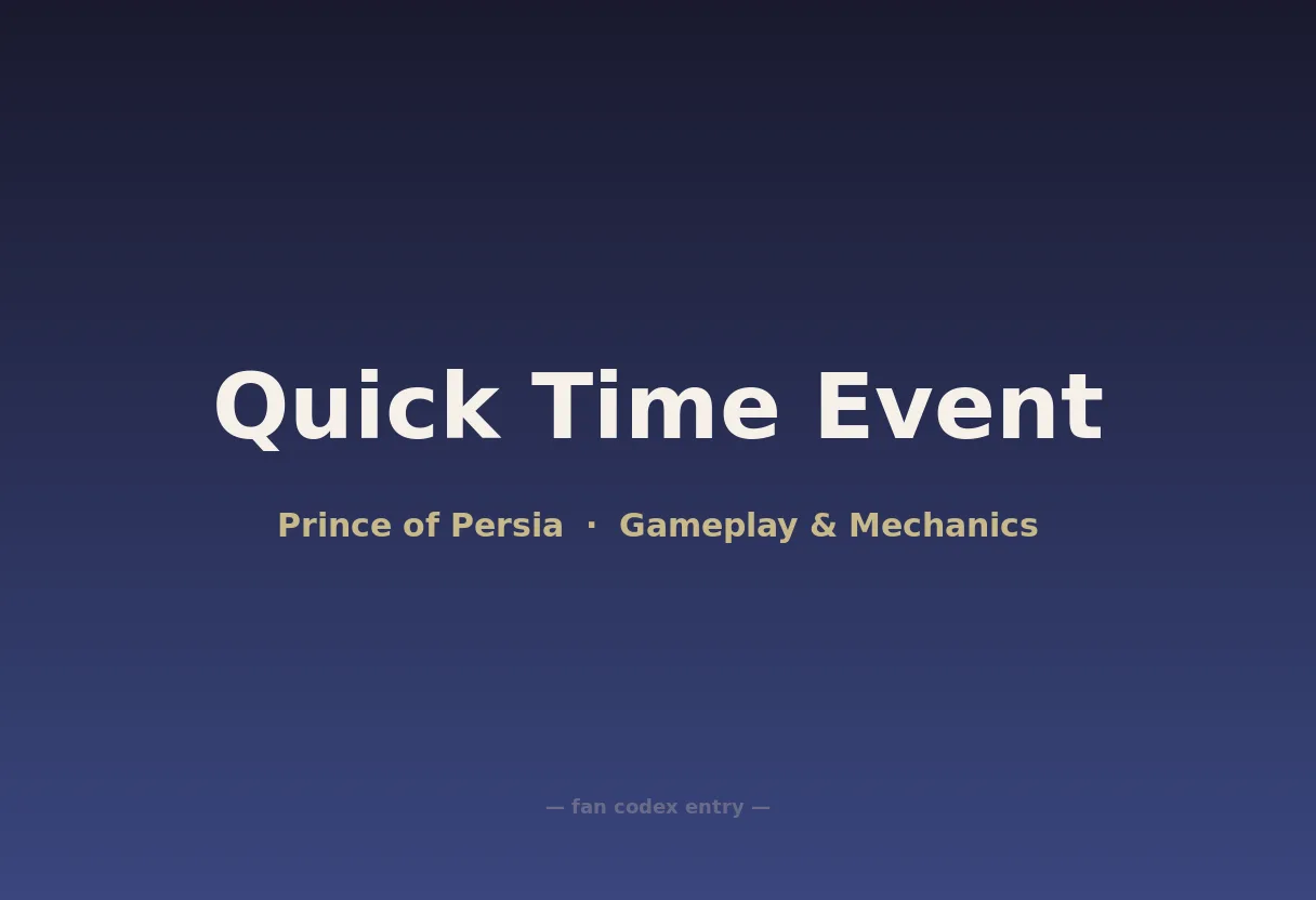Quick Time Event