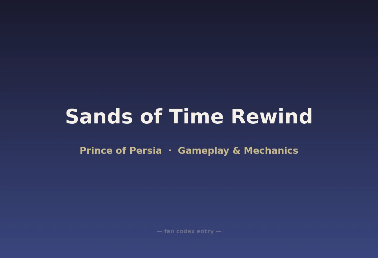 Sands of Time Rewind