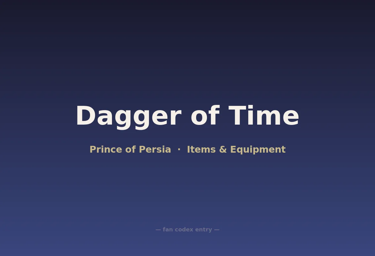 Dagger of Time
